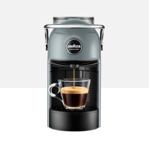Aparat Lavazza Modo Mio Jolie EVO TAMNO SIVI pogled sprijeda Espresso Kapsule Megatrend Coffee Shop