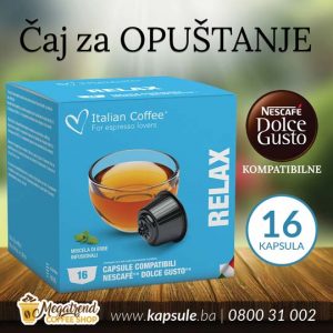 Dolce gusto kapsule IC TISANA RELAX opuštajući čaj od NANE