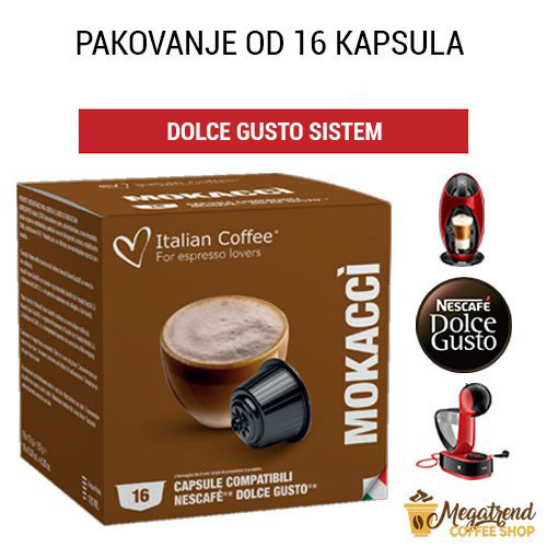 Italian Coffee Dolce Gusto Megatrend coffee shop MOKACCI 1