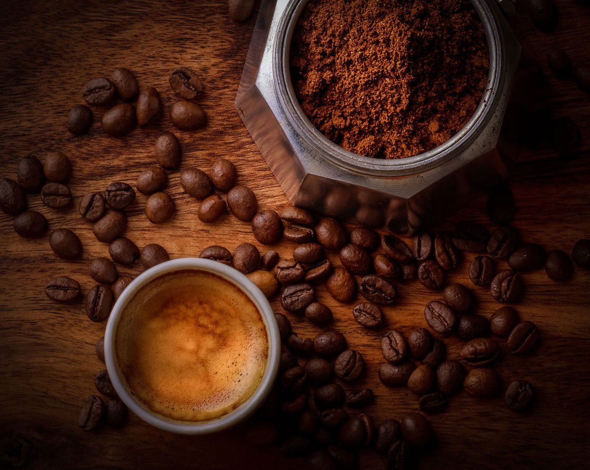 Moka kafa bacground