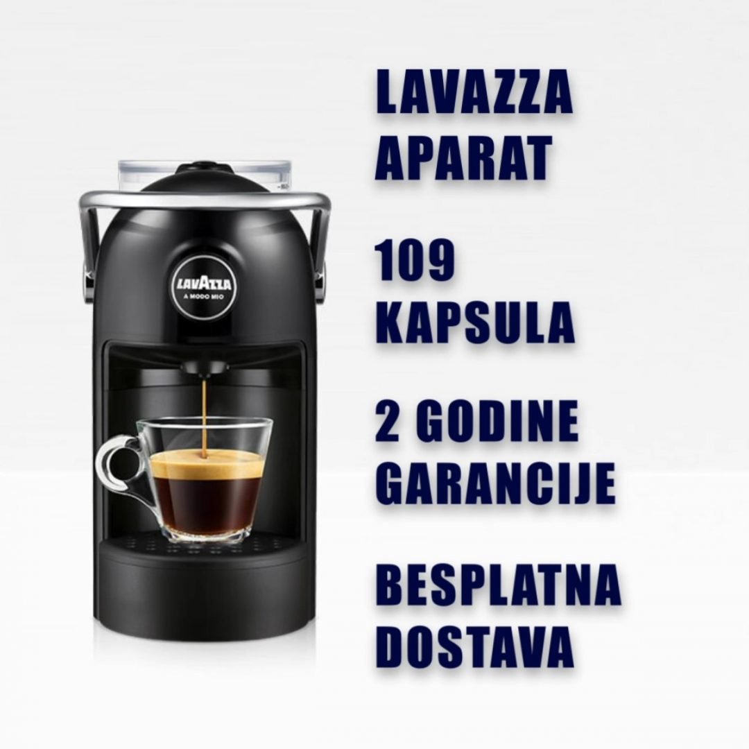 Machine à Capsules Lavazza A Modo Mio Jolie EVO - Plastique Recyclé 36%, Arrêt Auto, 1250W