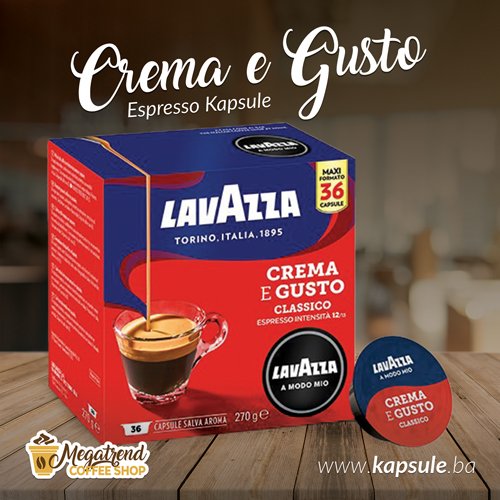 Lavazza a Modo Mio kapsule CREMA e GUSTO CLASSICO