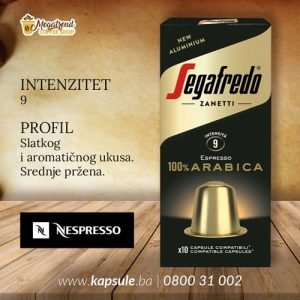 Nespresso kapsule BiH SEGAFREDO ARABICA