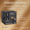 Torino intenso kapsule kompatibilne sa Lavazza a Modo Mio aparatima, 80% Robusta i 20% arabika, intenzitet 10/10, pakovanje 16 kapsula – prodaje Megatrend Coffee Shop