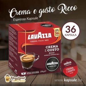 Lavazza a Modo Mio kapsule BiH CREMA e GUSTO RICCO