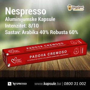 Nespresso Kapsule BiH PADOVA CREMOSO