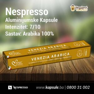 Nespresso Kapsule BiH VENEZIA ARABICA -Megatrend coffee shop