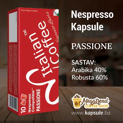 Nespresso Kapsule BiH PASSIONE