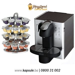 Delonghi lattissima premium nespresso aparat na kapsule sa stalkom za kapsule na lijevoj strani