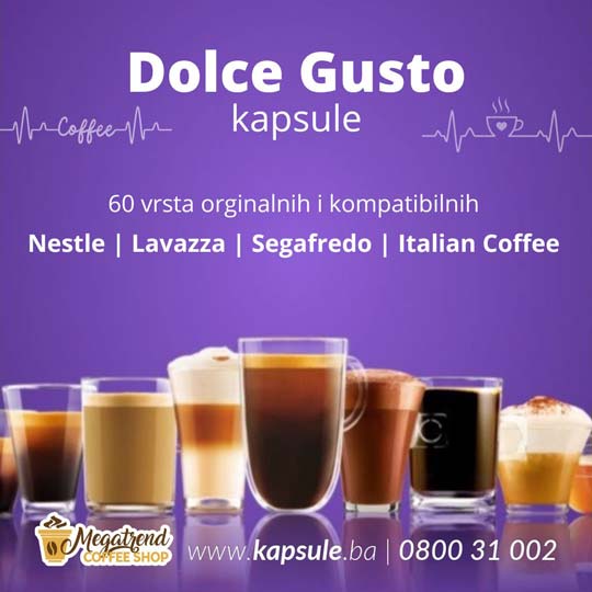 Dolce gusto kapsule iznajmljivanje kafe aparata