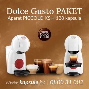 Aparat za Dolce Gusto Kapsule Piccolo XS BiH PAKET - bijeli aparart