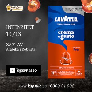 Nespresso kompatibilne kapsule LAVAZZA CREMA E GUSTO FORTE