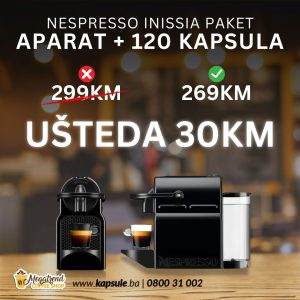 NEspresso inissia paket +120 kapsula