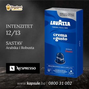 Nespresso kompatibilne kapsule LAVAZZA CREMA e GUSTO CLASSICO