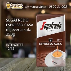 Espresso mljevena kafa SEGAFREDO ESPRESSO CASA 250g
