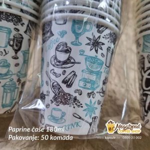 Paprine čaše 180ml - 50 komada