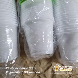 Plastične čašice 80ml - 100 komada