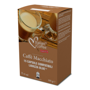 Kutija sa 15 kapsula Italian Coffee Macchiato kompatibilnih s Lavazza Blue® aparatima