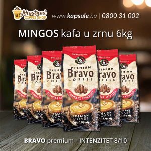 Espresso Kafa u Zrnu Mingos Bravo 6kg