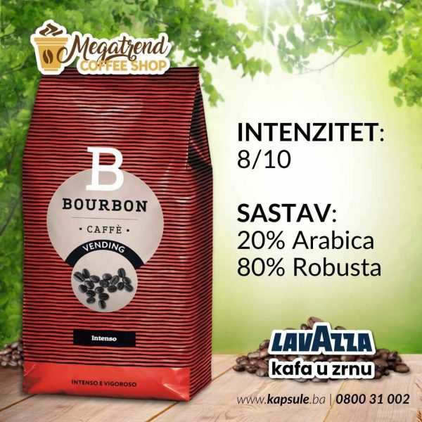Espresso Kafa u Zrnu Lavazza BOURBON INTENSO