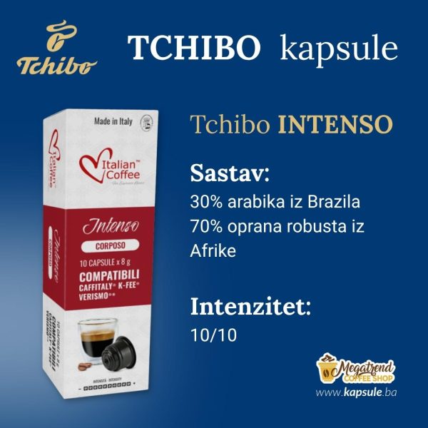 Tchibo Caffisimo kompatibilne kapsule INTENSO