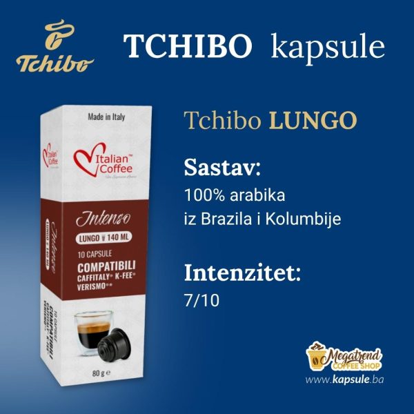 Tchibo Caffisimo kompatibilne kapsule LUNGO