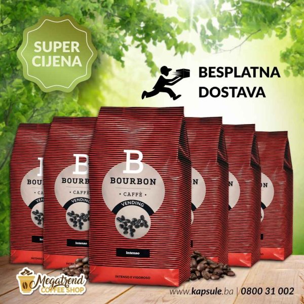 Espresso Kafa u Zrnu Lavazza BOURBON INTENSO 6kg www.kapsule.ba Bosna