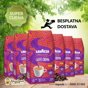 Espresso Kafa u Zrnu Lavazza CAFFE CREMA LEGGERO SPECIAL 6kg www.kapsule.ba Bosna
