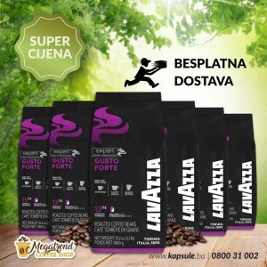 Espresso Kafa u Zrnu Lavazza GUSTO FORTE EXPERT 6kg www.kapsule.ba Bosna