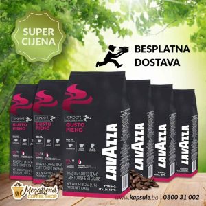 Espresso Kafa u Zrnu Lavazza GUSTO PIENO EXPERT 6kg www.kapsule.ba Bosna