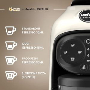 Aparat za kafu na kapsule Lavazza a Modo Mio DESEA