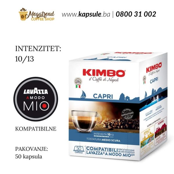 Lavazza a Modo Mio Kapsule - KIMBO CAPRI - 50 kapsula