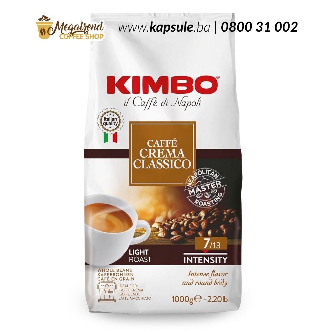 Espresso Kafa u Zrnu Kimbo CREMA CLASSICO 1kg Kimbo CREMA CLASSICO 1kg