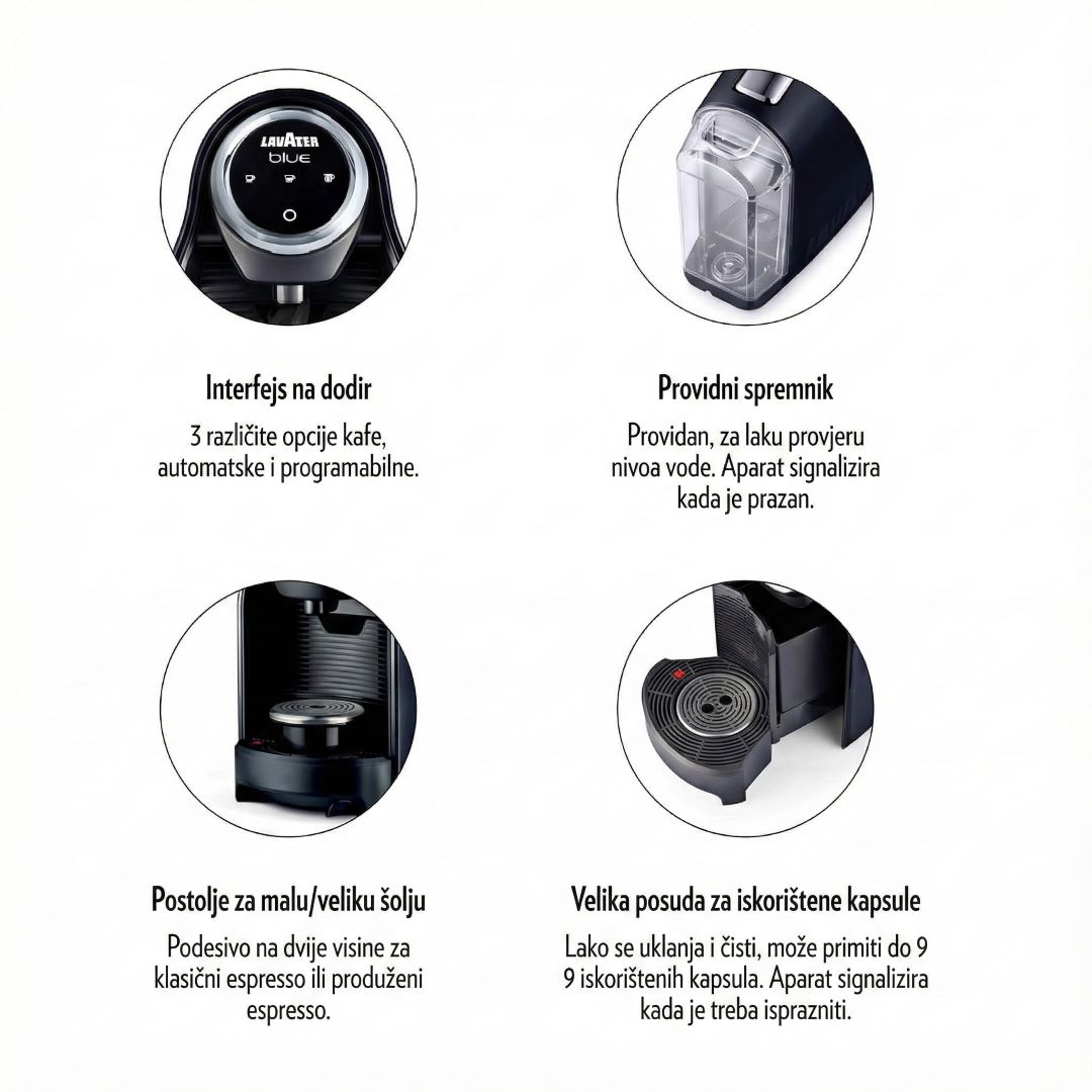 Lavazza Blue Aparat za Kafu na Kapsule LB 900 Classy Compact Lavazza Blue Aparat za Kafu na Kapsule LB 900 Classy Compact