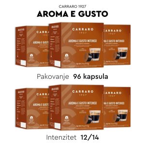 Dolce Gusto kompatibilne kapsule CARRARO AROMA E GUSTO 96 kapsula