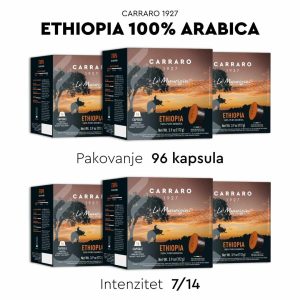 Dolce Gusto kompatibilne kapsule CARRARO ETHIOPIA - 96 kapsula