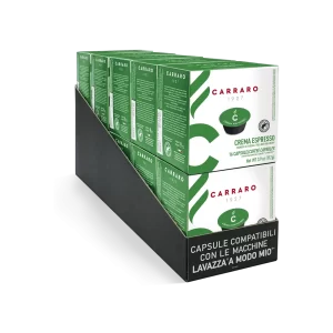 Lavazza a Modo Mio kompatibilne kapsule CARRARO CREMA ESPRESSO- 160 kapsula