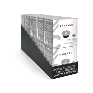 Lavazza a Modo Mio kompatibilne kapsule CARRARO PURO ARABICA - 160 kapsula