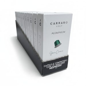 Nespresso kompatibilne ALUMINIJUMSKE kapsule CARRARO GRAN CREMA - 120 kapsula
