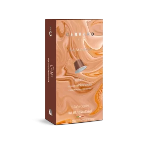 Nespresso kompatibilne ALUMINIJUMSKE kapsule CARRARO HAZELNUT
