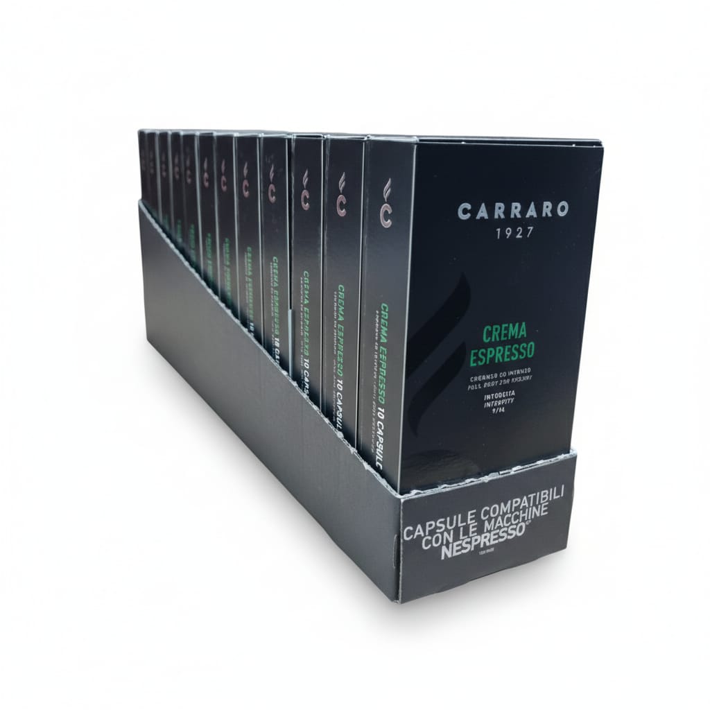 Nespresso kompatibilne kapsule CARRARO CREMA ESPRESSO - 120 kapsula Nespresso kompatibilne kapsule CARRARO CREMA ESPRESSO - 120 kapsula