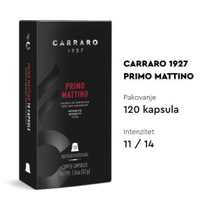 Nespresso kompatibilne kapsule CARRARO PRIMO MATTINO 120 kapsula
