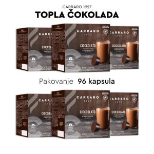 Dolce Gusto kompatibilne kapsule CARRARO CIOCCOLATO - 96 kapsula