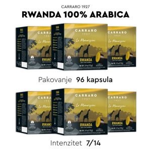 Dolce Gusto kompatibilne kapsule CARRARO RWANDA - 96 kapsula