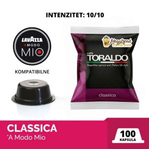 Lavazza a Modo Mio kompatibilne kapsule TORALDO CLASSICA 100 kapsula