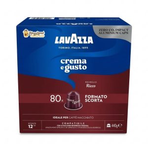 Nespresso kompatibilne kapsule LAVAZZA CREMA e GUSTO RICCO - 80 kapsula