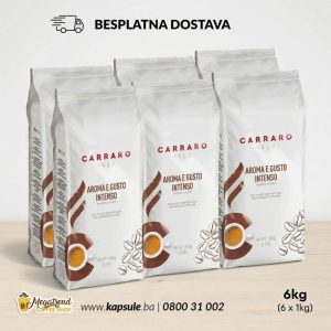 Espresso Kafa u Zrnu CARRARO AROMA E GUSTO INTENSO 6kg