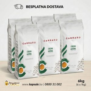 Espresso Kafa u Zrnu CARRARO CREMA AROMA 6kg