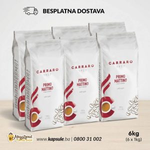Espresso Kafa u Zrnu CARRARO PRIMO MATTINO 6kg