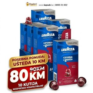 Nespresso kompatibilne kapsule LAVAZZA CREMA e GUSTO RICCO – 100 kapsula